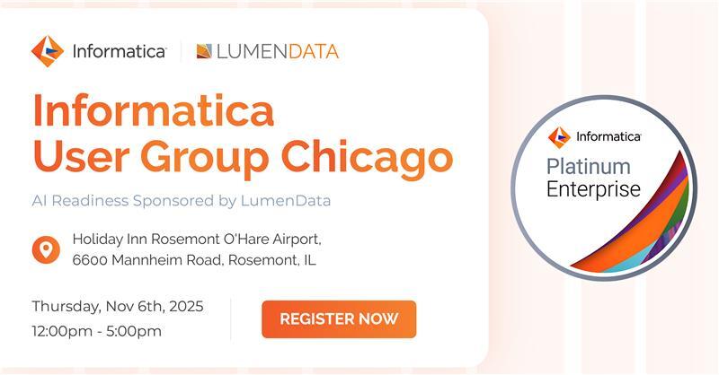 Informatica User Group Chicago copy 2
